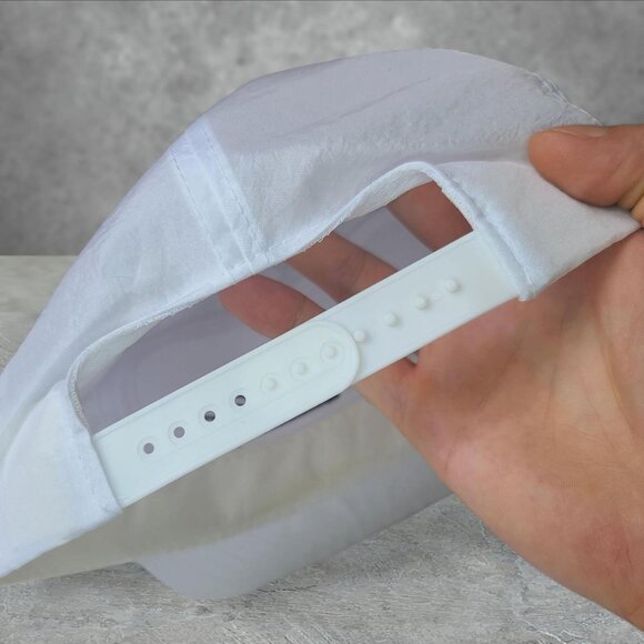 Vintage 90s 'Franklin' white snapback hat - Picture 2 of 3